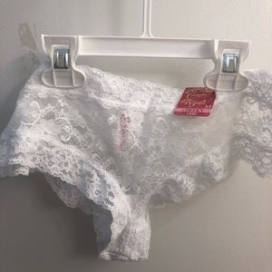 White Lace Cheeky Panty
